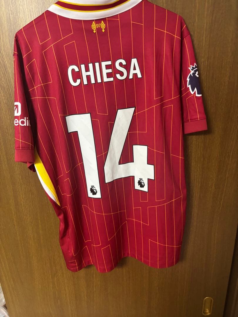 【正規品】リバプール 24-25 ホーム ユニフォーム フルパッチ