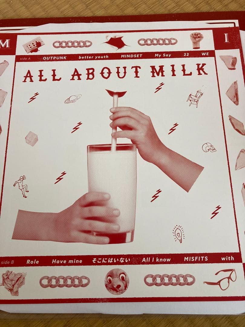 milk バンド all about milk レコード