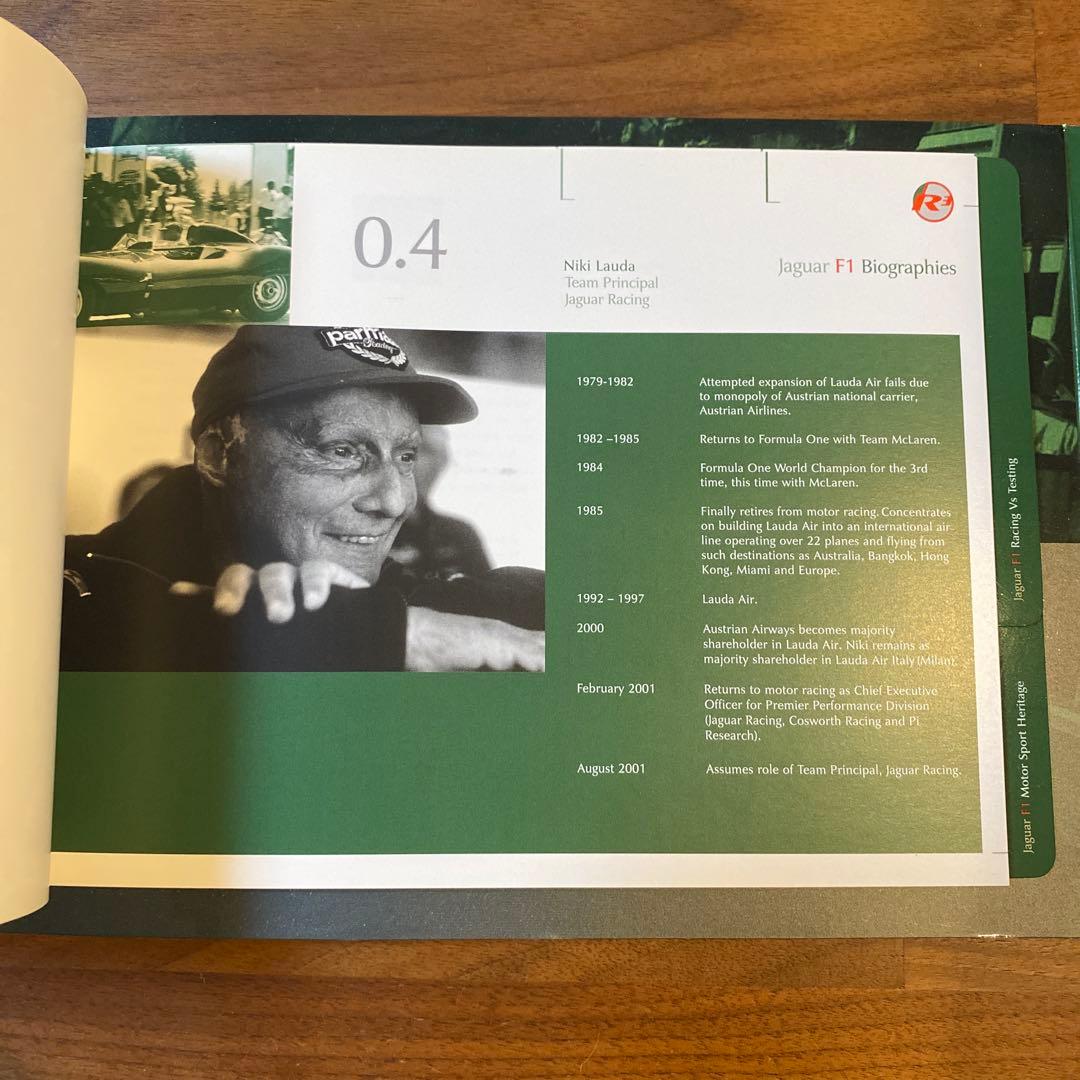 ジャガー レーシング メディアインフォメーション ／ ニキ・ラウダ F1