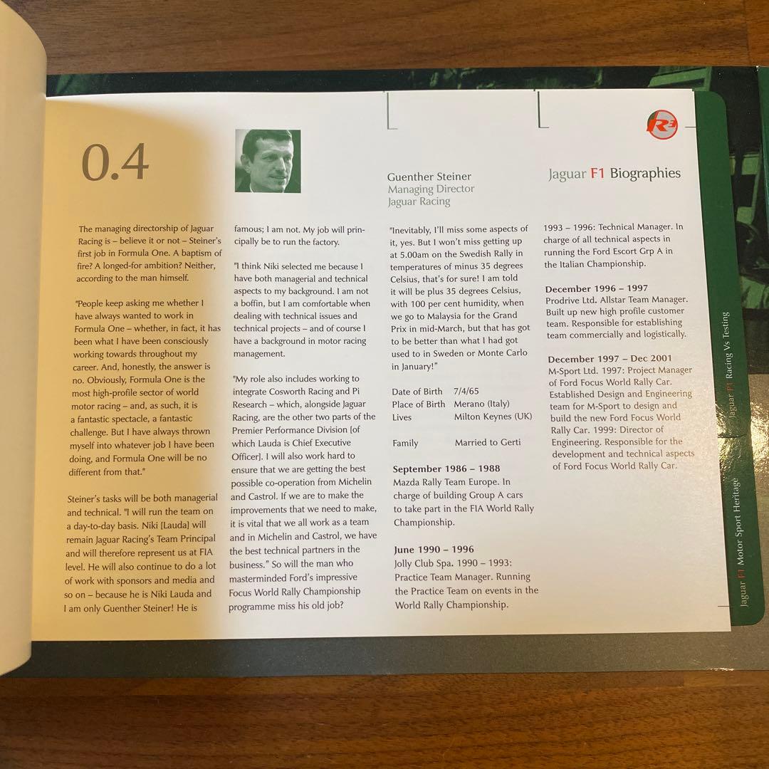 ジャガー レーシング メディアインフォメーション ／ ニキ・ラウダ F1