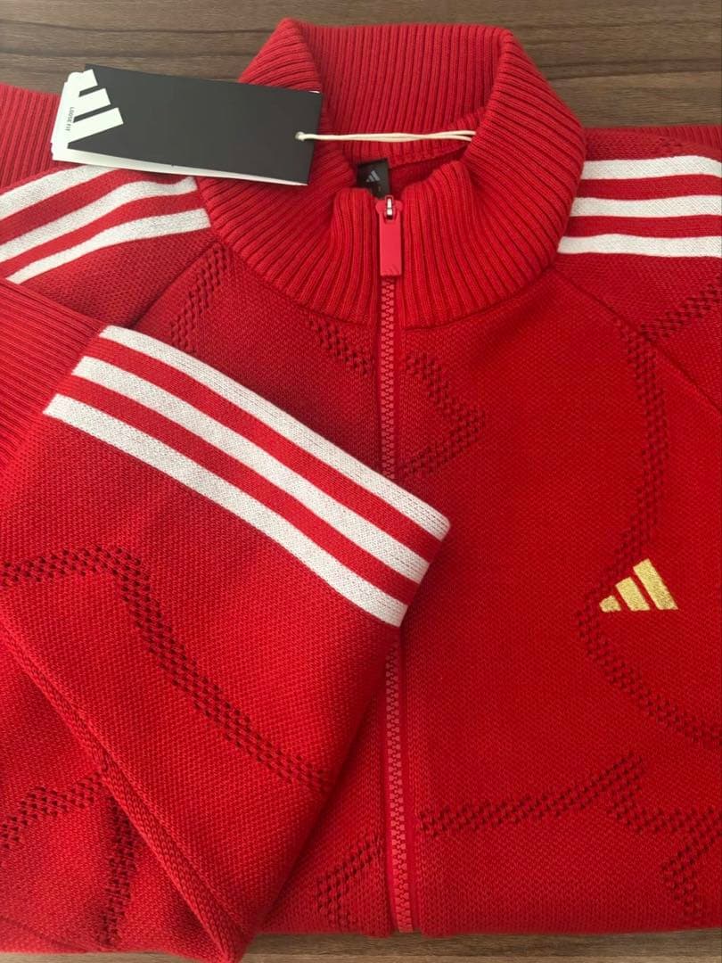 海外限定L Adidas 3 STRIPES ジャケット 干支KE4062