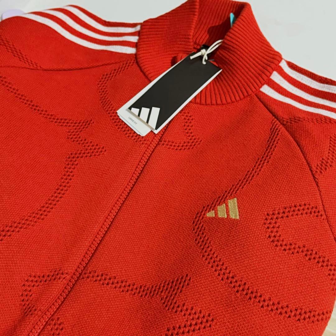 海外限定L Adidas 3 STRIPES ジャケット 干支KE4062