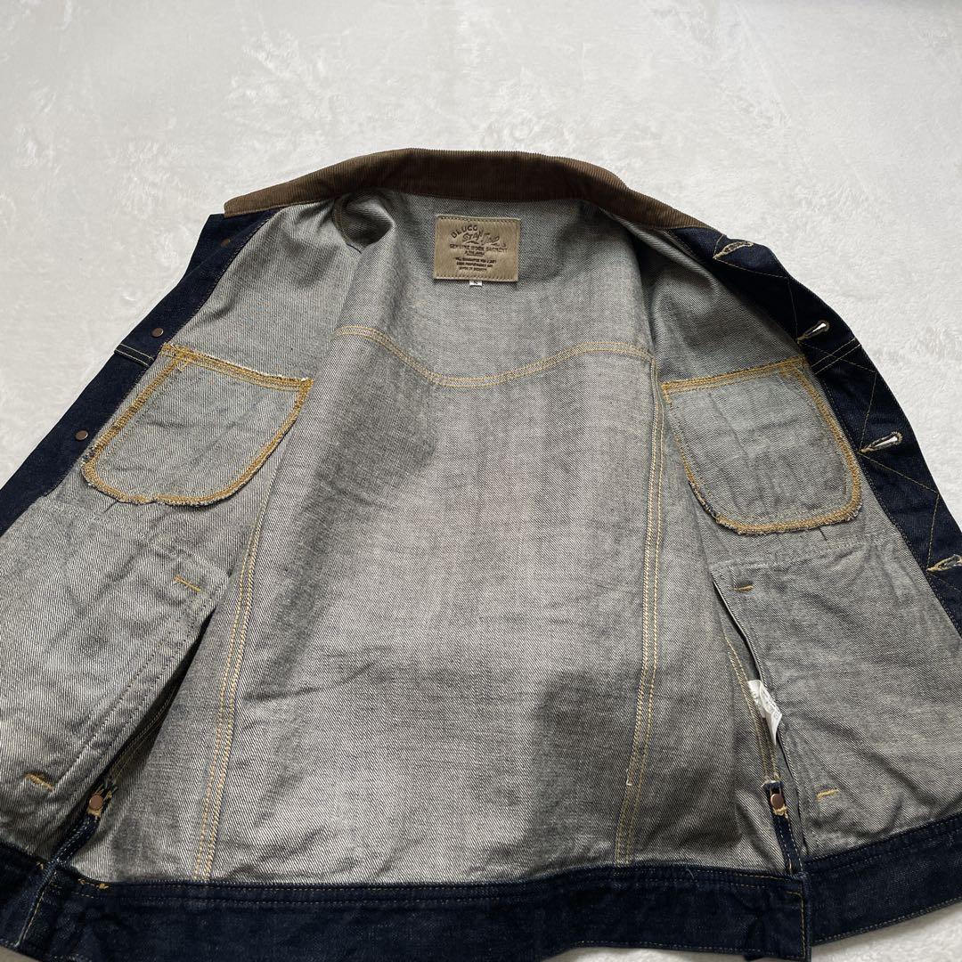 未使用に近い　BLUCO デニム　ジャケット　Gジャン　2nd 月桂樹　日本製