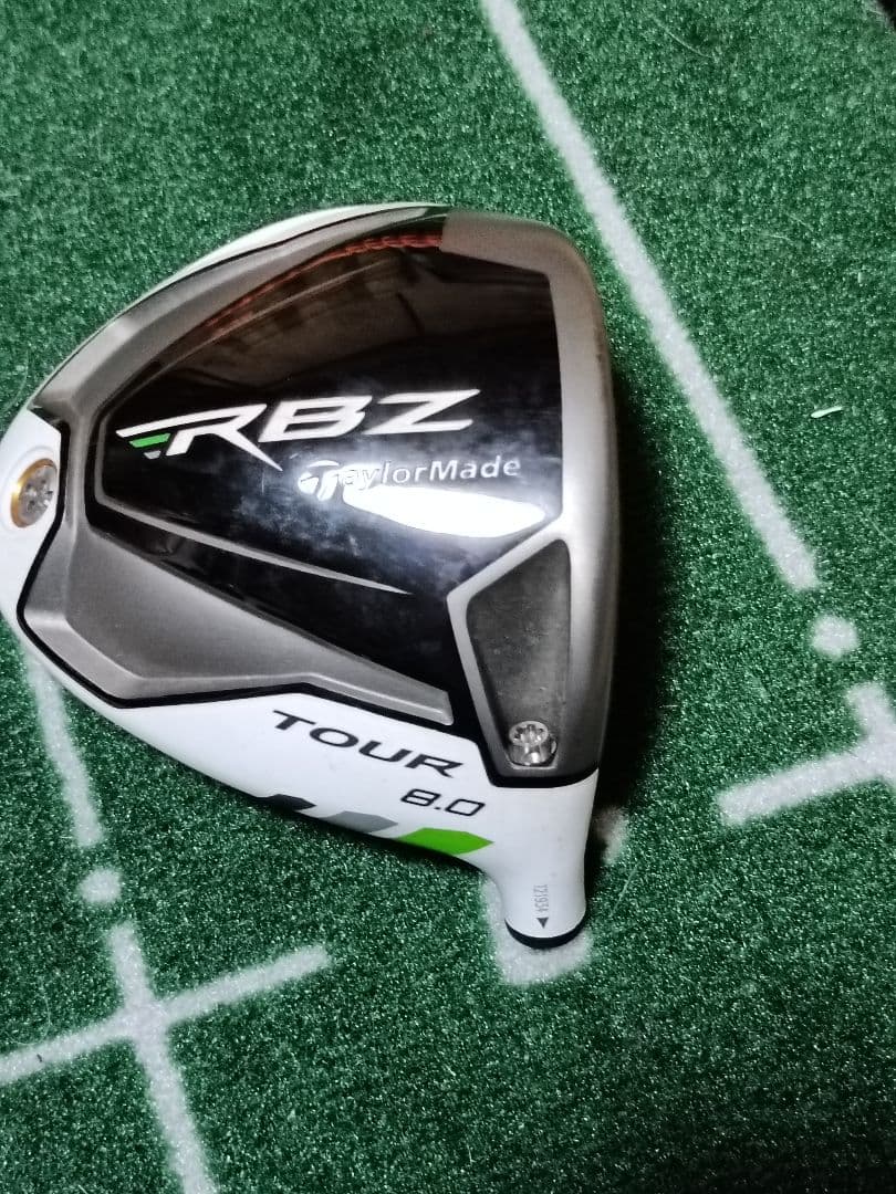中古美品プロ支給品TaylorMade RBZ Tour 8 ドライバーヘッド