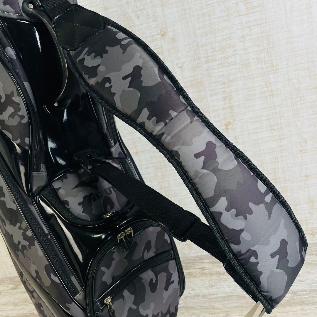 MIZUNO ミズノ　ライトスタイルビッグライト キャディバッグ　ブラック　迷彩