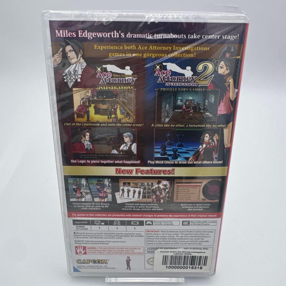Nintendo Switch Ace Attorney Investigations Collection