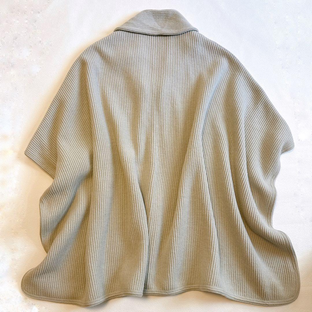 BALLY アンゴラウール　ポンチョ　ストールポンチョ　カーディガン