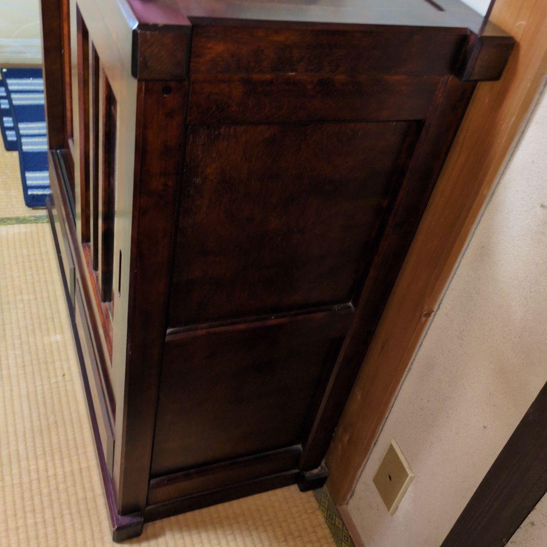 民芸調レトロ　収納棚無垢