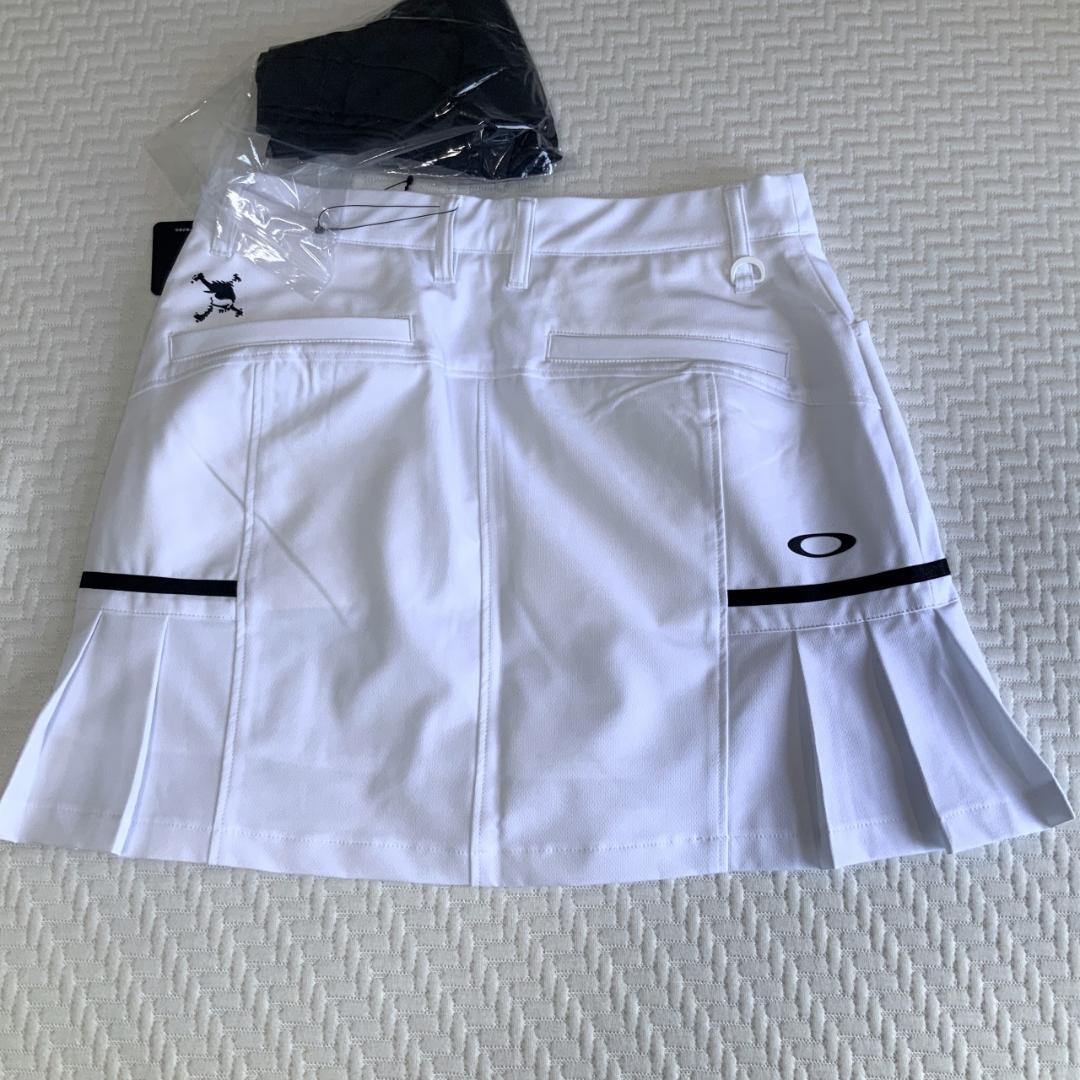 新品オークリーゴルフ【L】春夏セットアップ モック長袖＆スカート