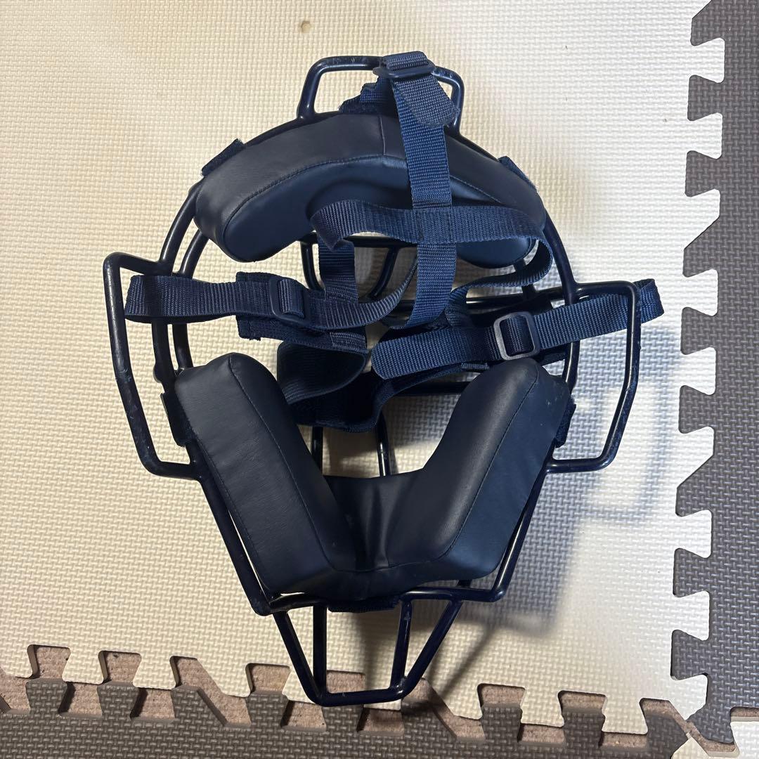 硬式用 ネイビー キャッチャーマスク