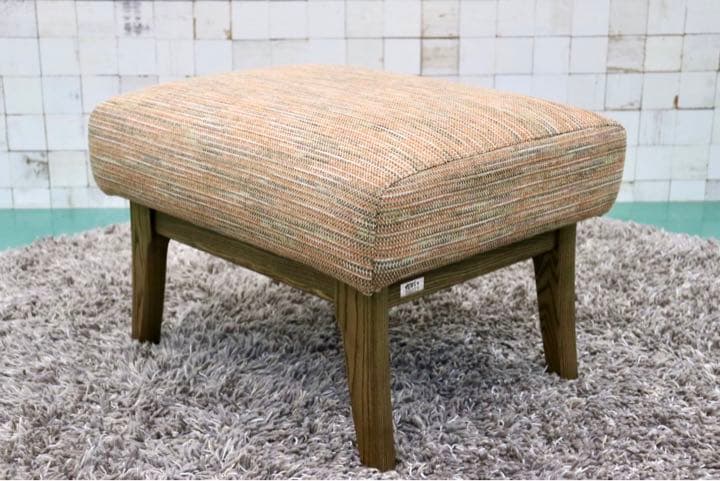 GMFT195○竹内家具2.5人掛けソファ ラブソファ オットマン フットスツー