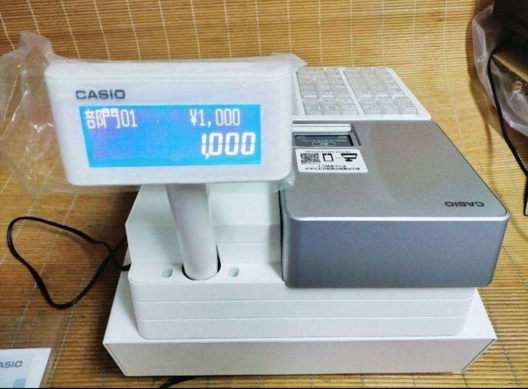 カシオレジスター　SR-C550最新スマホ管理Bluetooth　923663