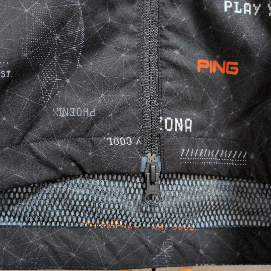 ping ピン　ゴルフウェア　ウインドブレーカー　Lサイズ　黒