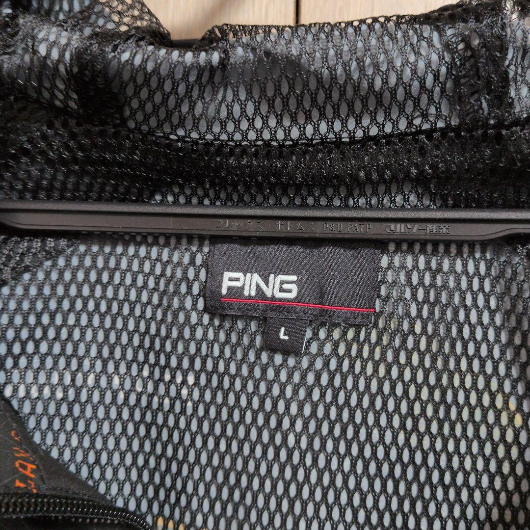 ping ピン　ゴルフウェア　ウインドブレーカー　Lサイズ　黒