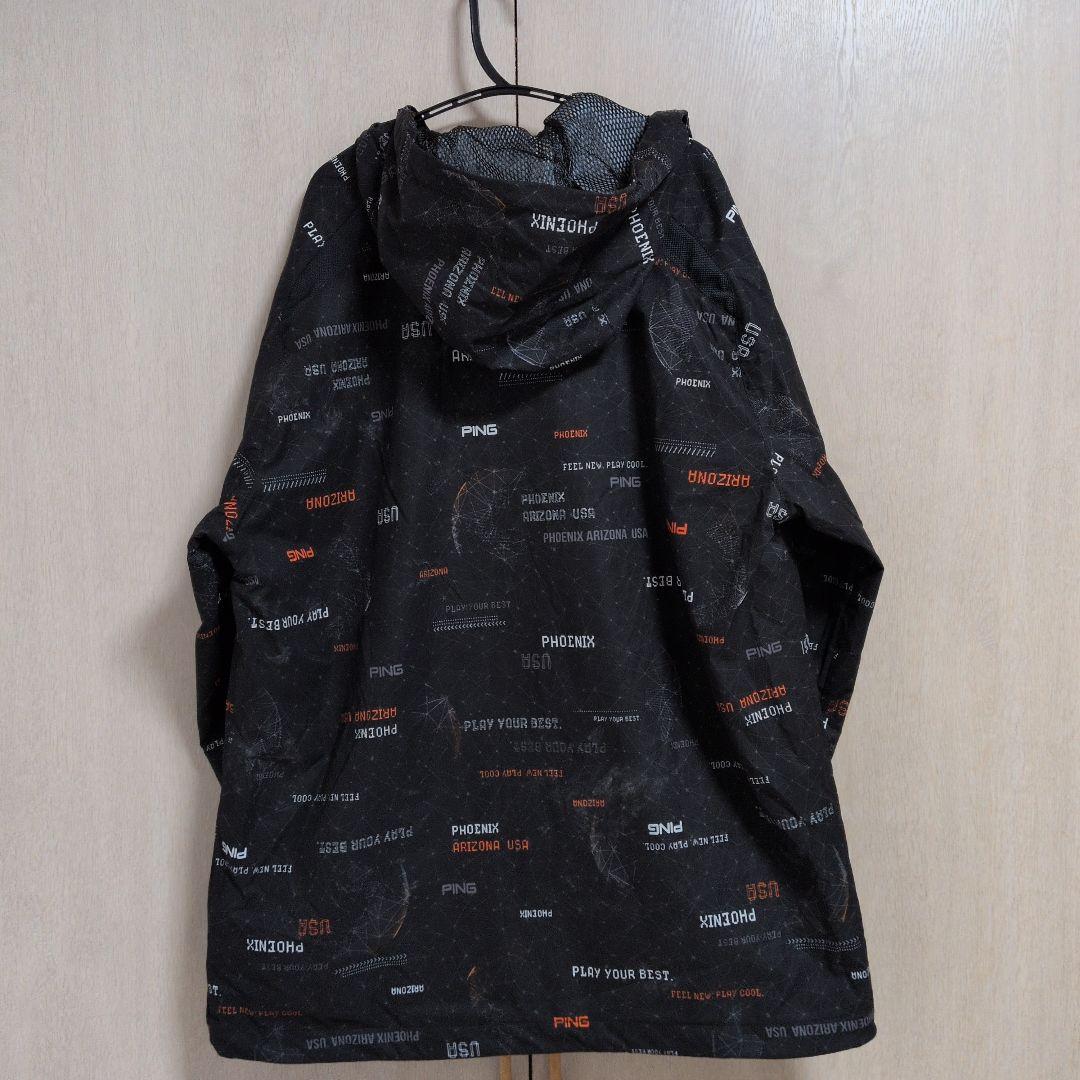 ping ピン　ゴルフウェア　ウインドブレーカー　Lサイズ　黒