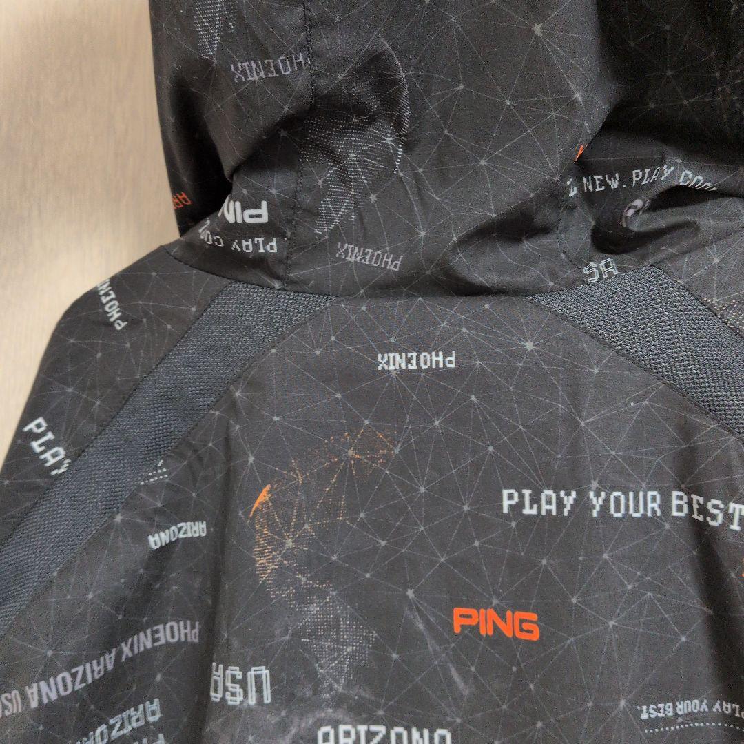 ping ピン　ゴルフウェア　ウインドブレーカー　Lサイズ　黒