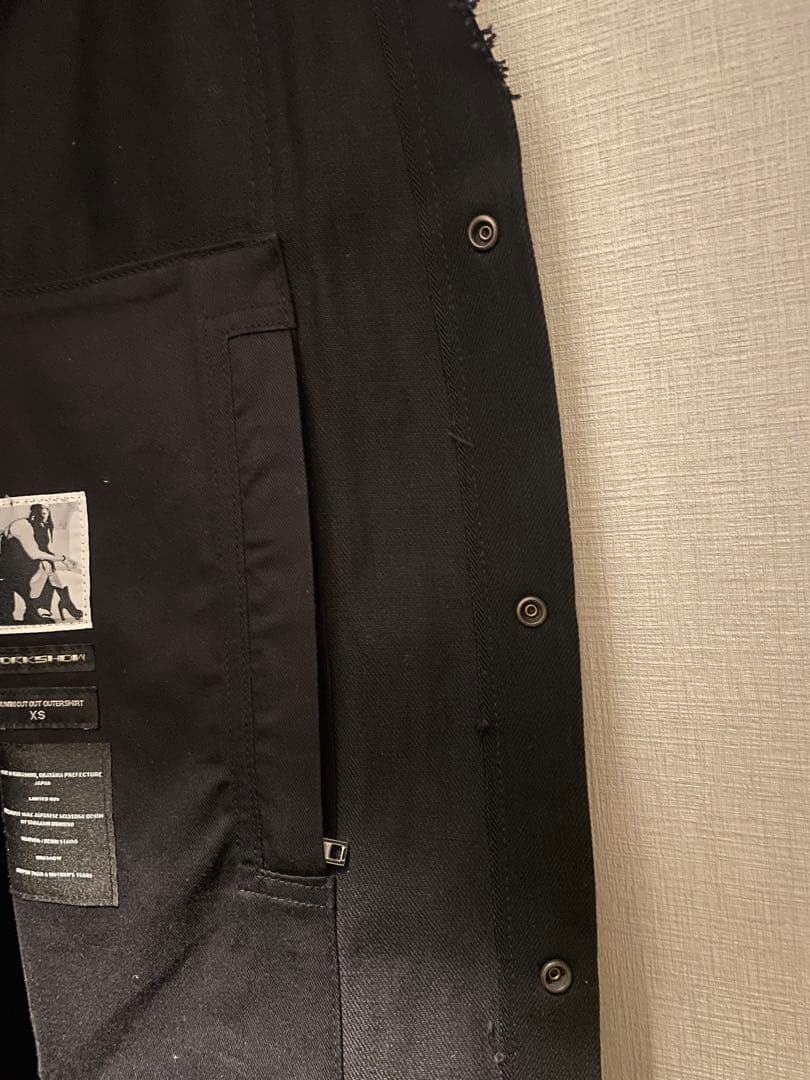 DRKSHDW CUT OUT JUMBO OUTERSHIRT サイズXS