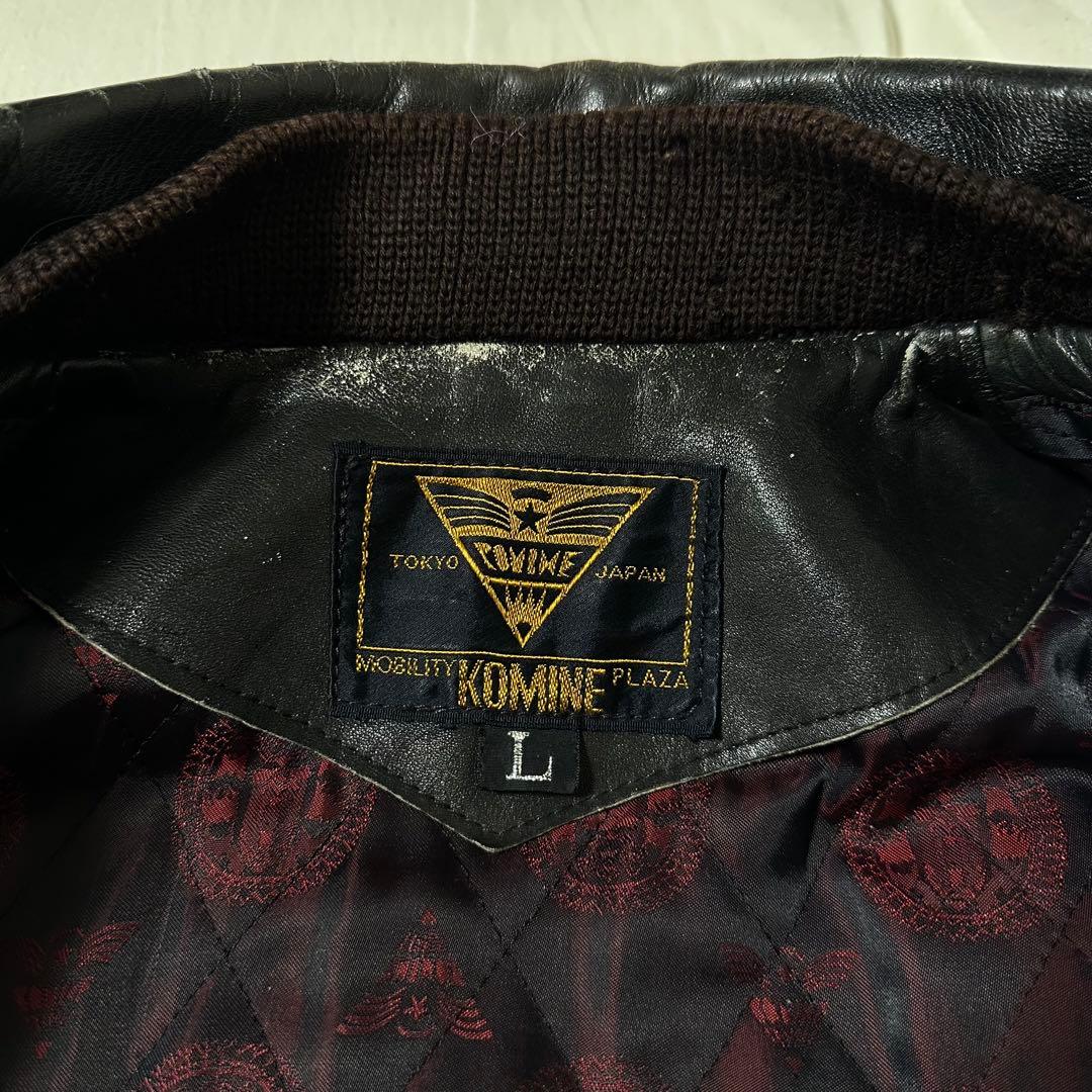 極上 70s-80s KOMINE コミネ エイジング ダブルライダース