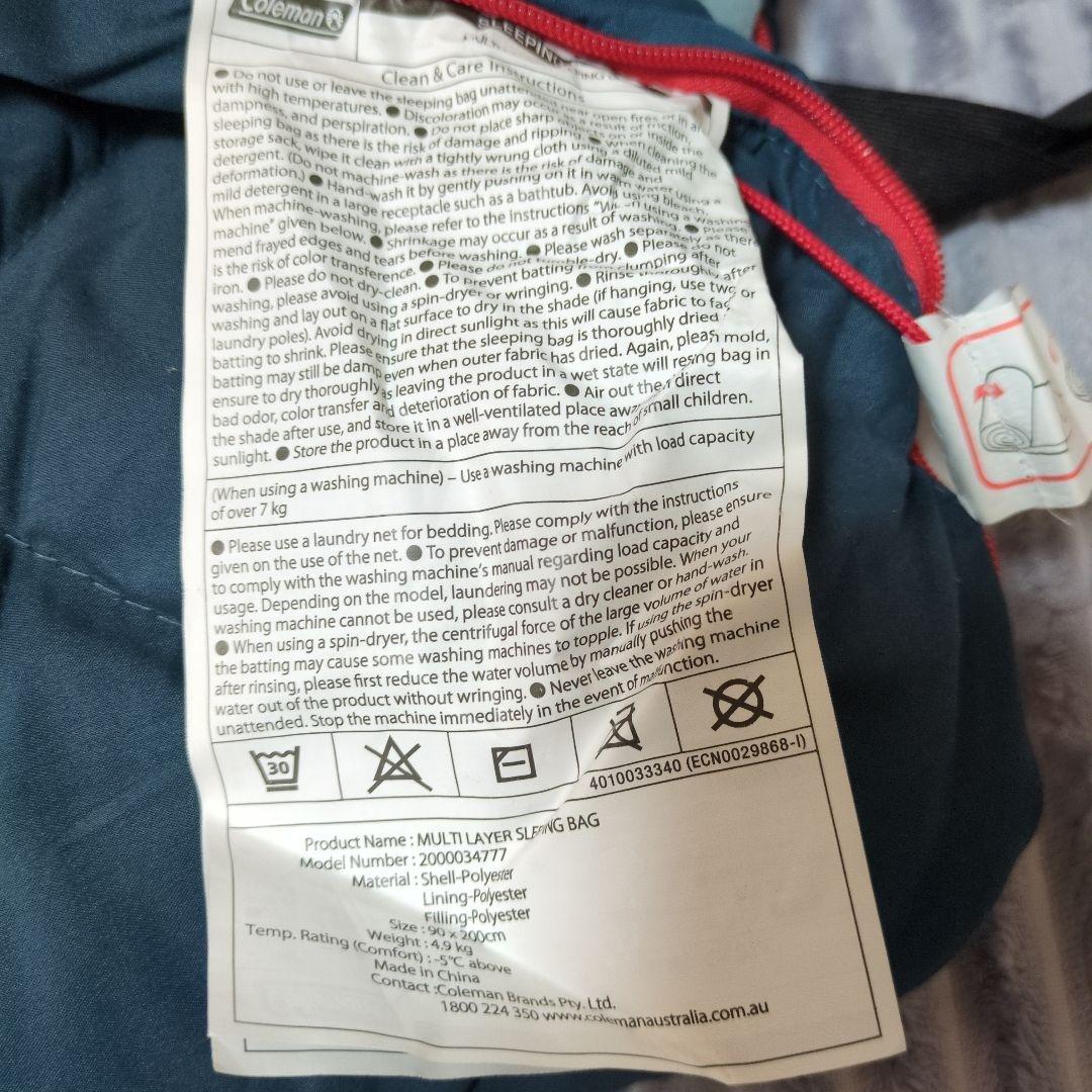 専用　フォロ割り即決　マルチレイヤースリーピングバッグ　寝袋 コールマン