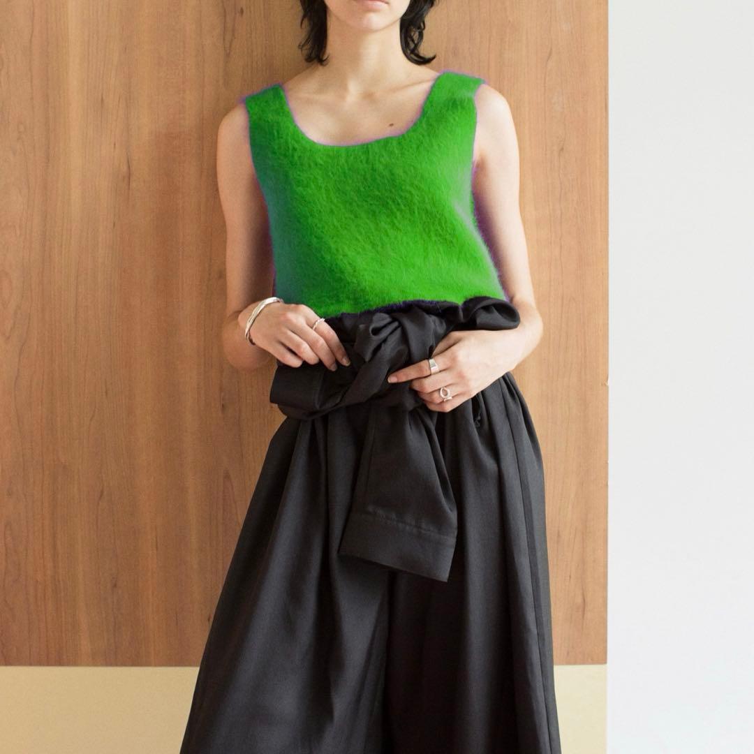 LEINWANDE ラインヴァンド Angola Belted Top ベスト