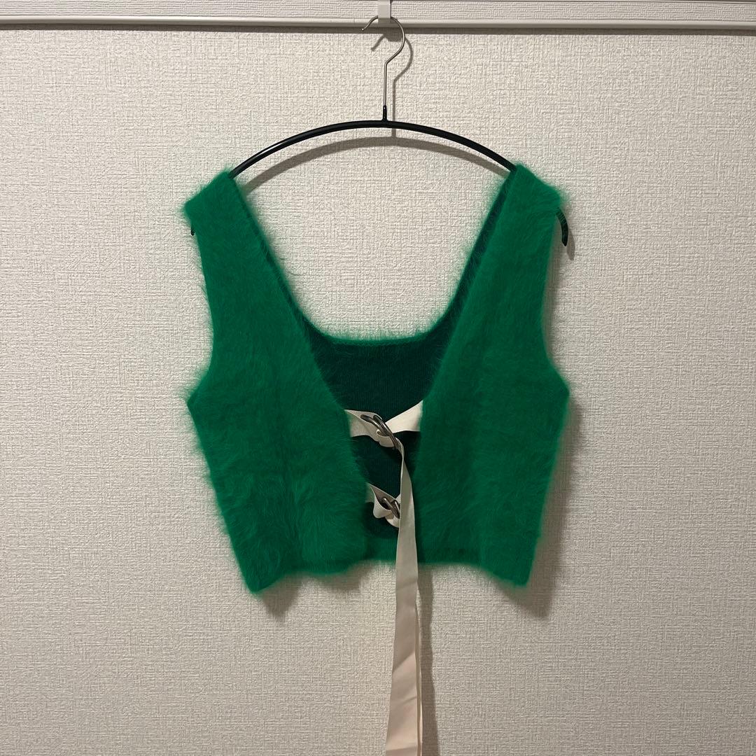 LEINWANDE ラインヴァンド Angola Belted Top ベスト