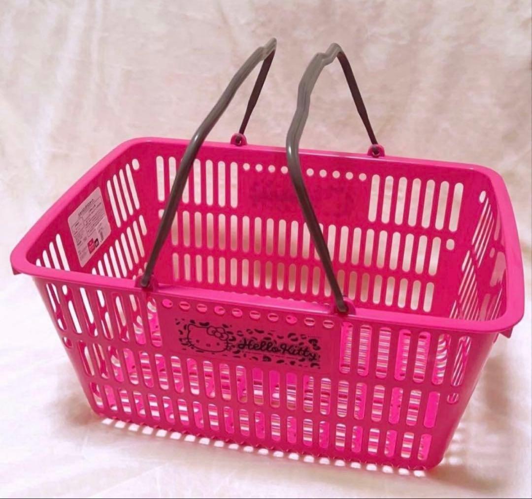 ハローキティ ピンク ショッピングバスケット アベイル 買い物カゴ