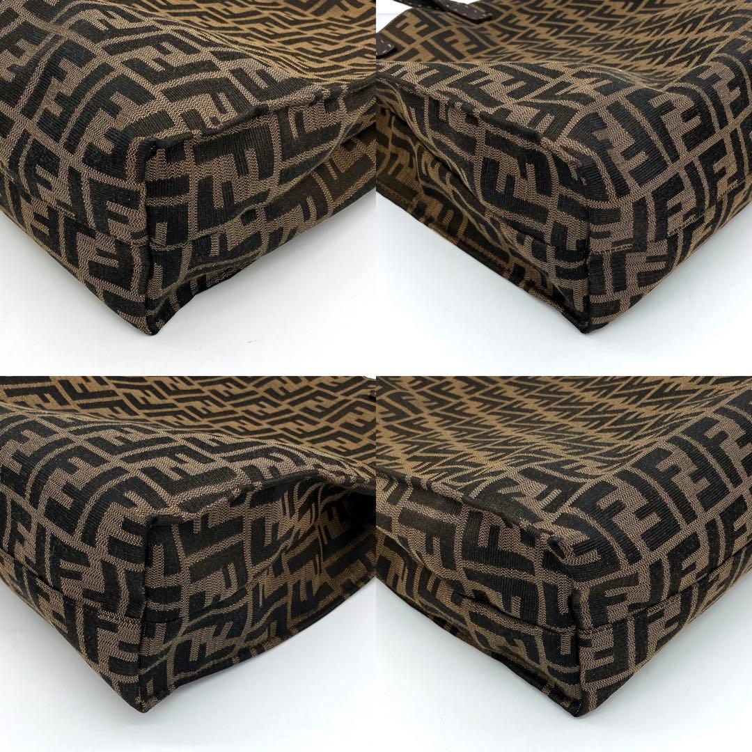 美品【FENDI】トートバッグ　セレリア　ズッカ柄　キャンバス