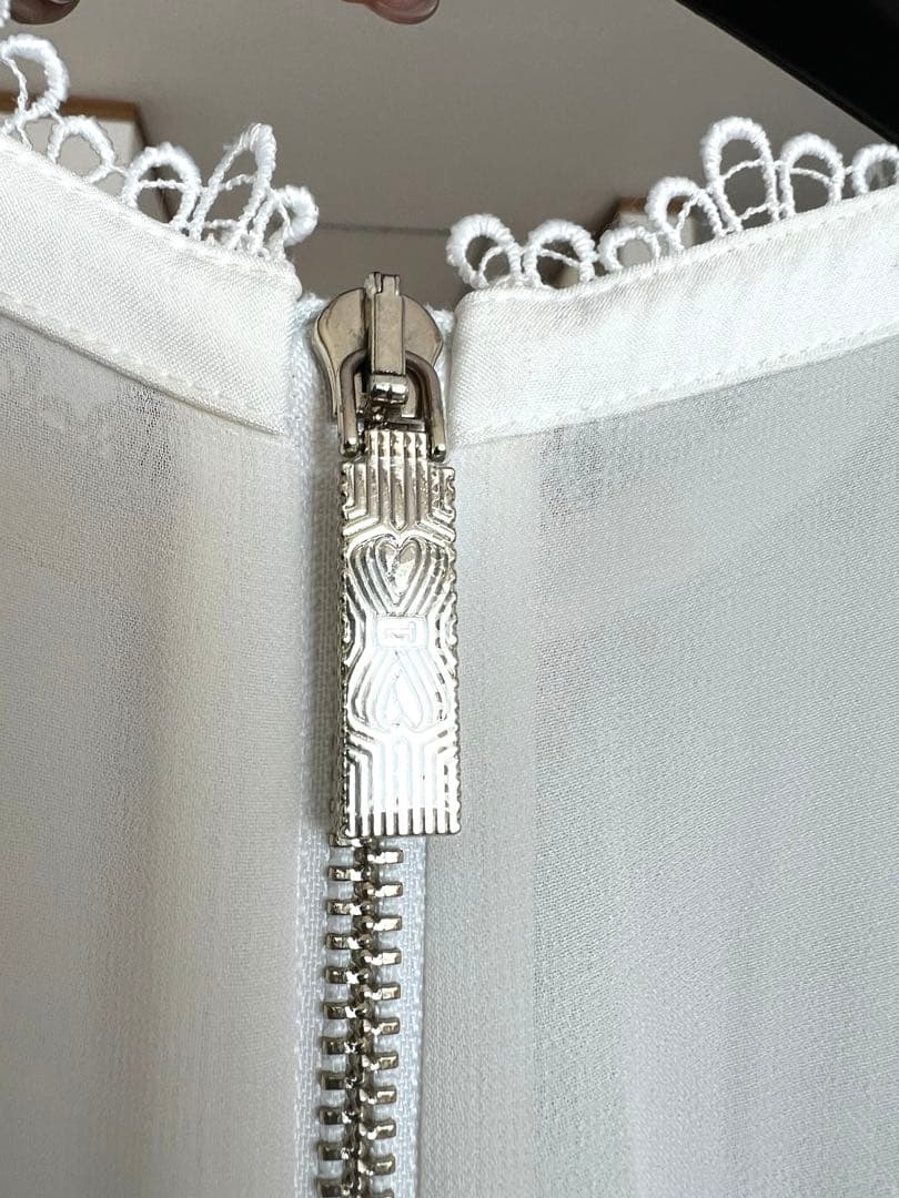 テッドベイカー　高級レース　シフォン　プリーツワンピース