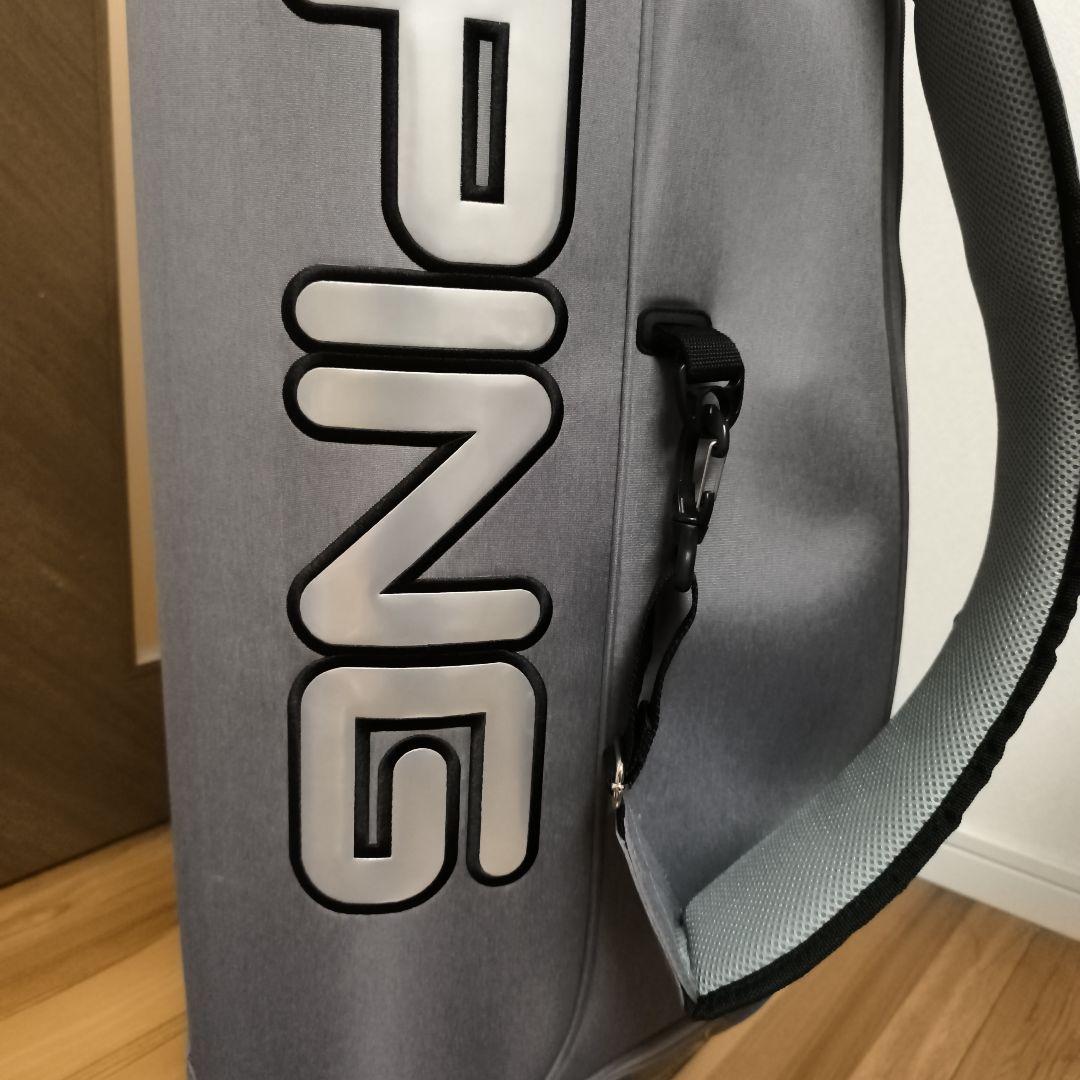 PING グレー キャディバッグ
