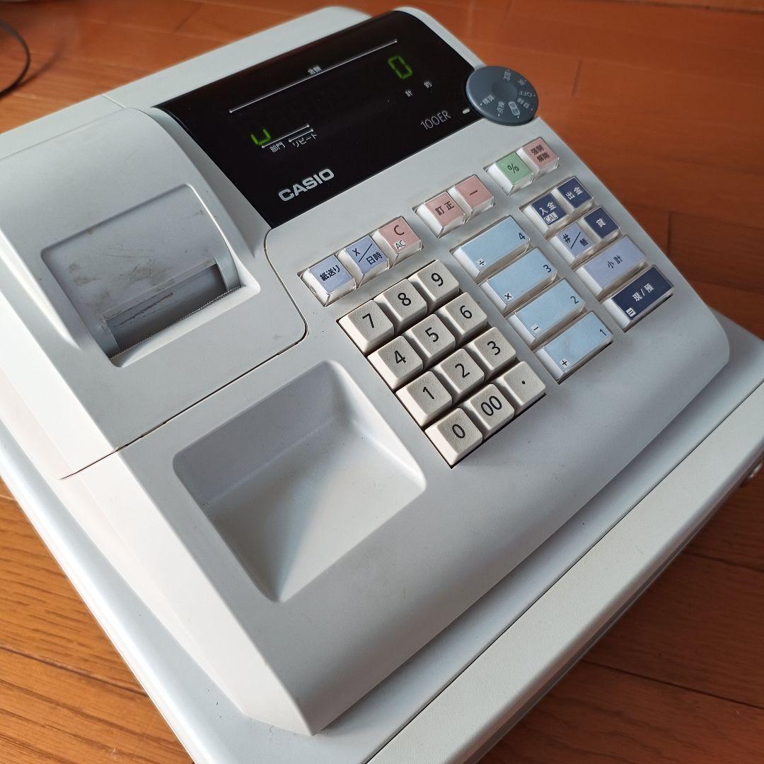 CASIO　電子レジスター　100ER 難あり