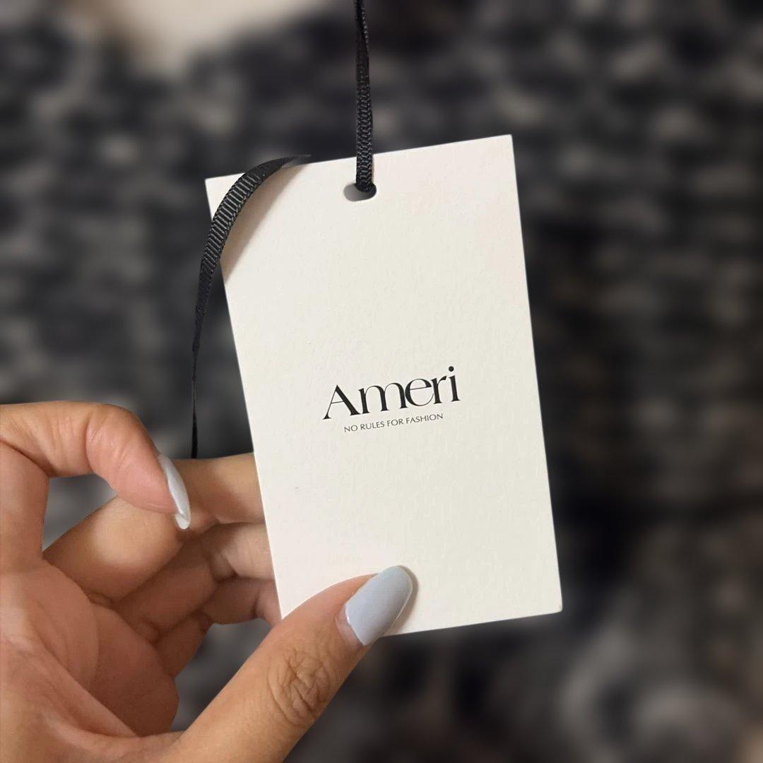 ワンピース UND TWEED JUMPER SKIRT KNIT DRESS