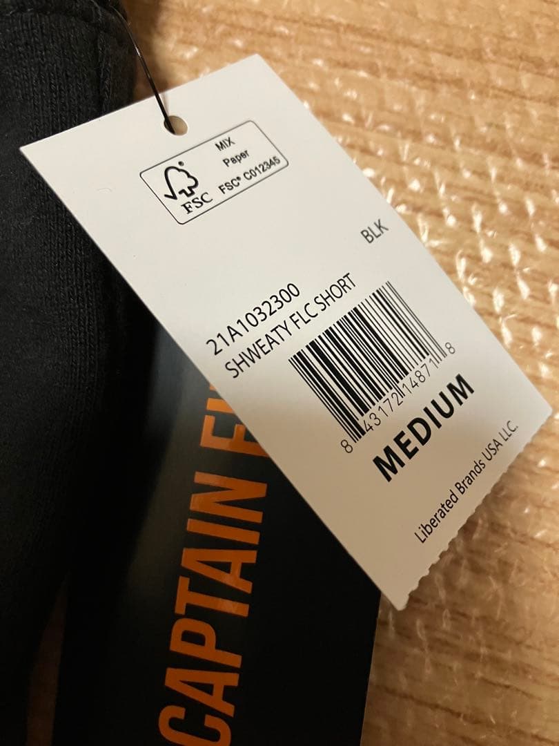 値下新品キャプテンフィンスウェットショーツM SHWEATYFLC SHORTS