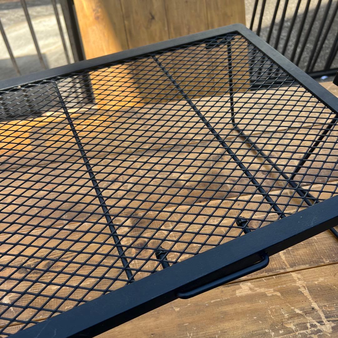 アイアンテーブルx2セット収納バッグ付き 約60cm x 40cm