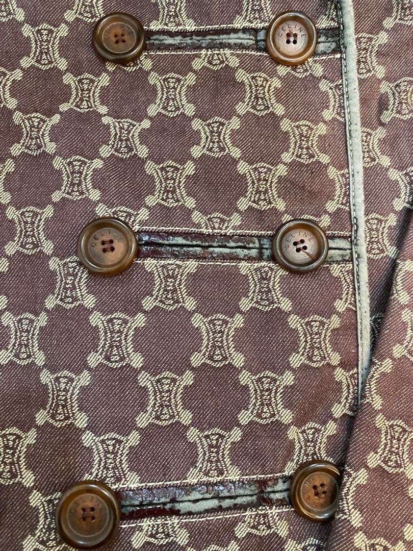 sh2736 CELINE セリーヌ　ダブルブレストジャケット 40