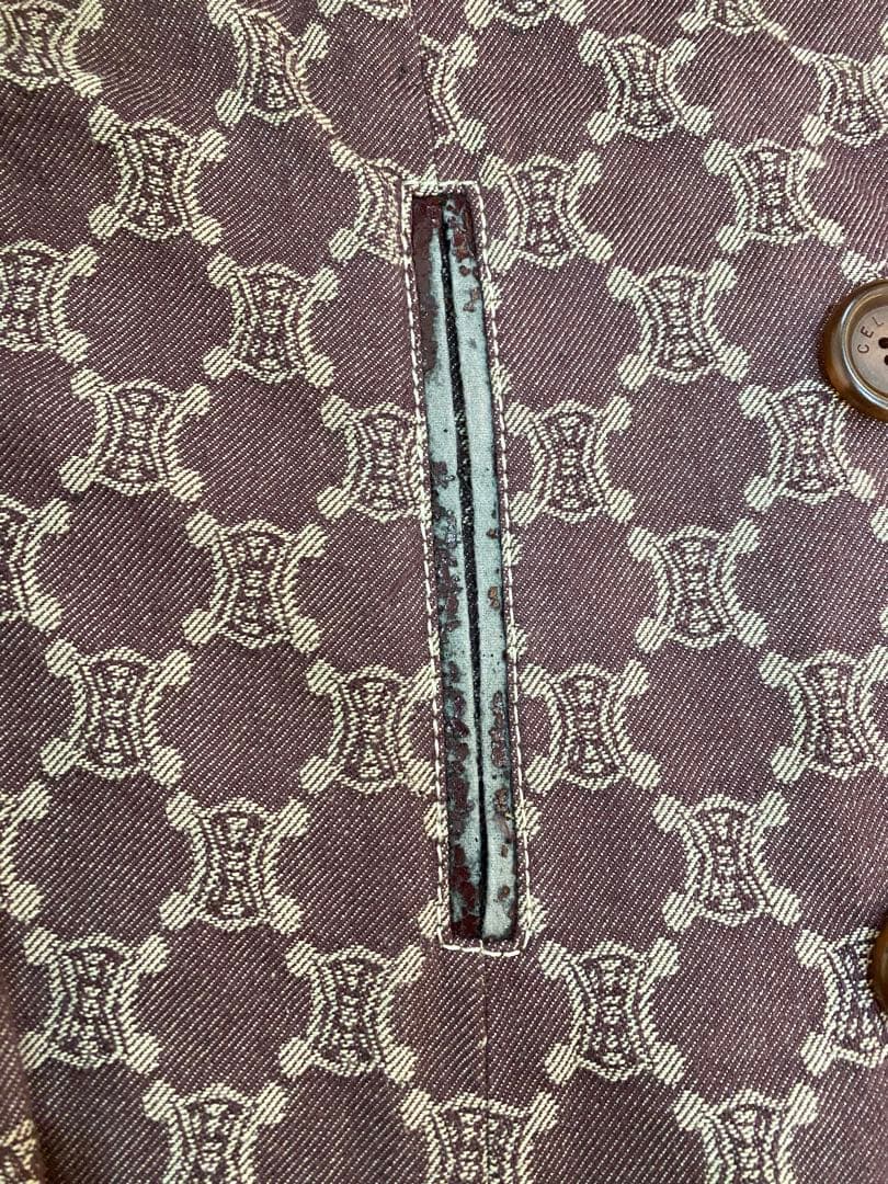 sh2736 CELINE セリーヌ　ダブルブレストジャケット 40