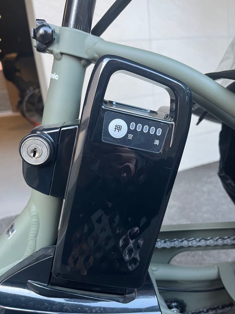 【美品】Panasonic ギュットクルームR DX 電動自転車 レインカバー付