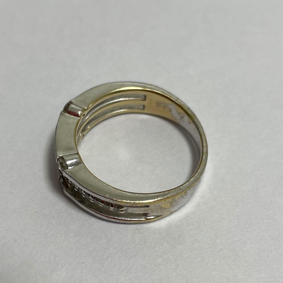 18KWG 指輪　0.55ct