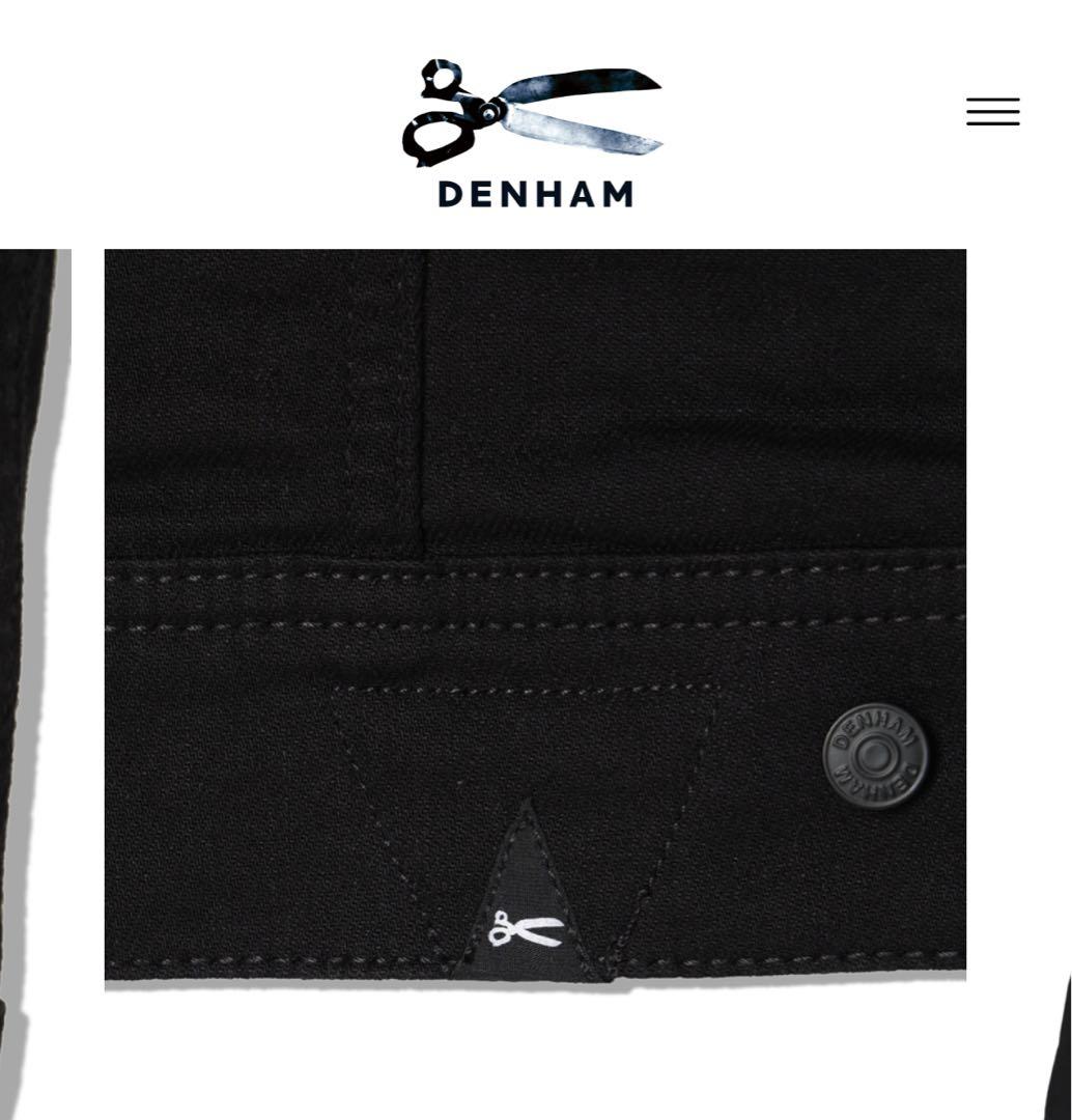 DENHAM AMSTERDAM POCKET BLFM30 ブラックジャケット
