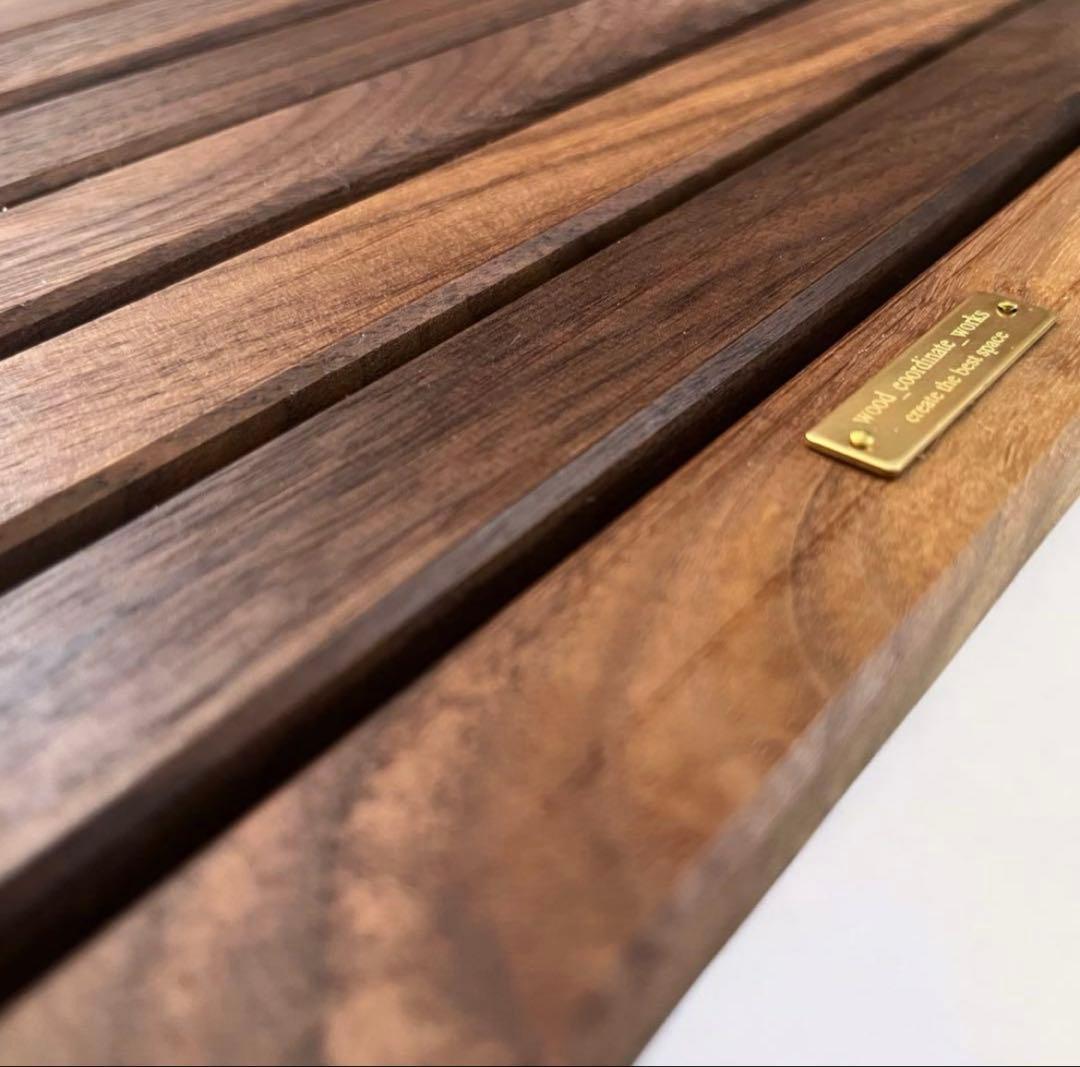 フィールドラックウォールナットロール天板