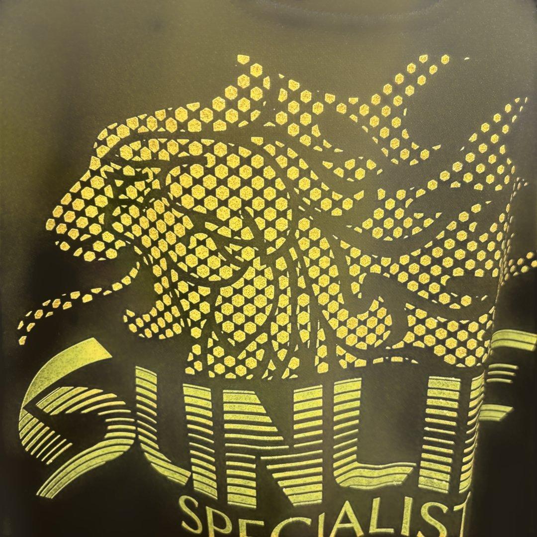 SUNLINE ハーフジップ長袖ウェア ブラック/ゴールド