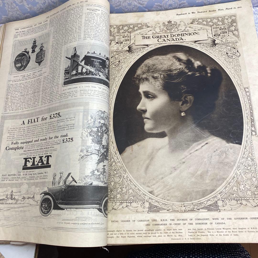 大きな海外アンティーク雑誌