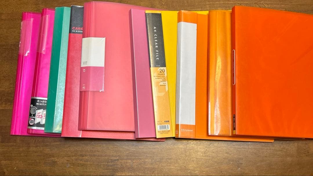 事務用品セット(ファイルボックス4個、リングファイル3個、バインダーノート5個等