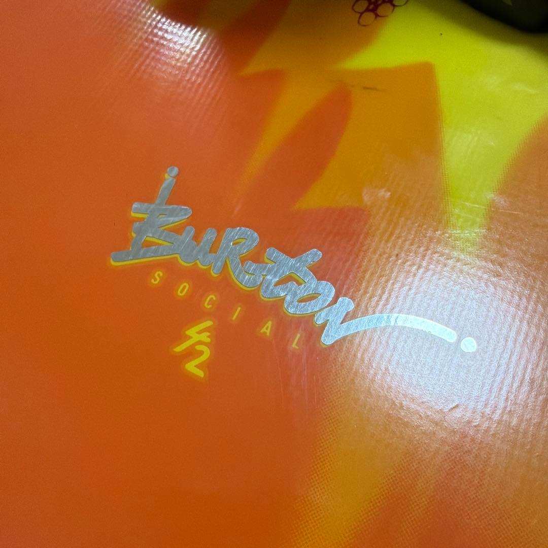 【美品】バートンBurton SOCIAL 142 flux PR スノーボード