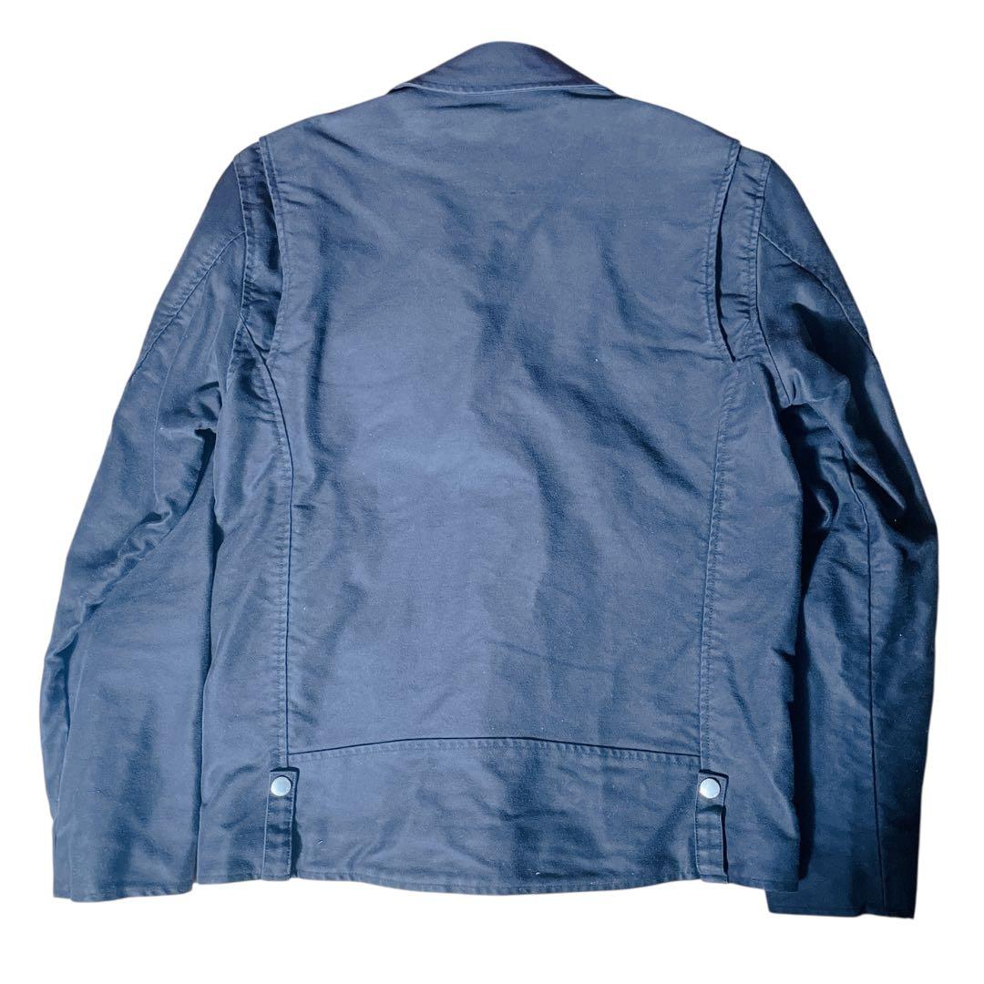 ✨美品✨Schott ダブルライダースジャケット コットン 40 ブラック レア