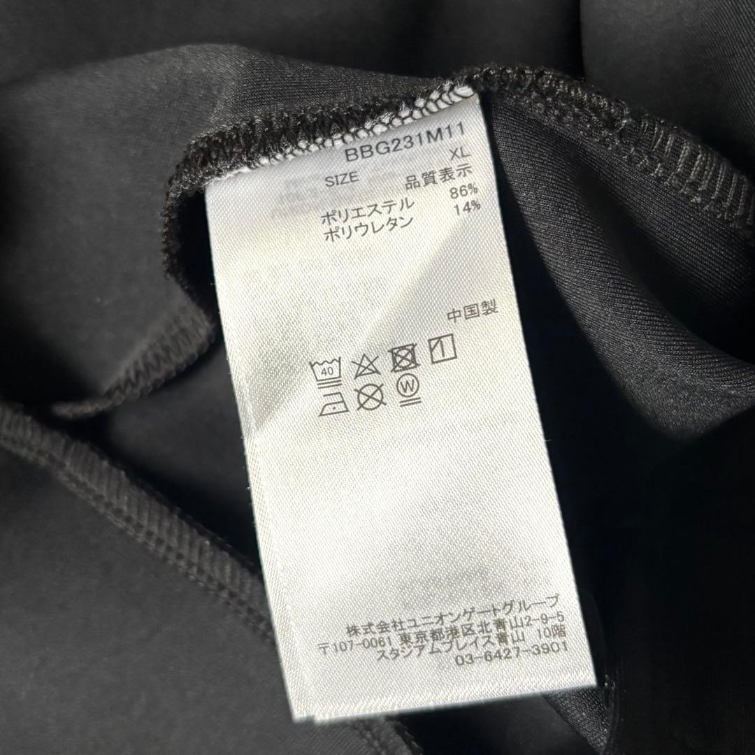 【極美品✨】ブリーフィング　3Dロゴ　XL パーカー　フード　ダブルジップ　黒