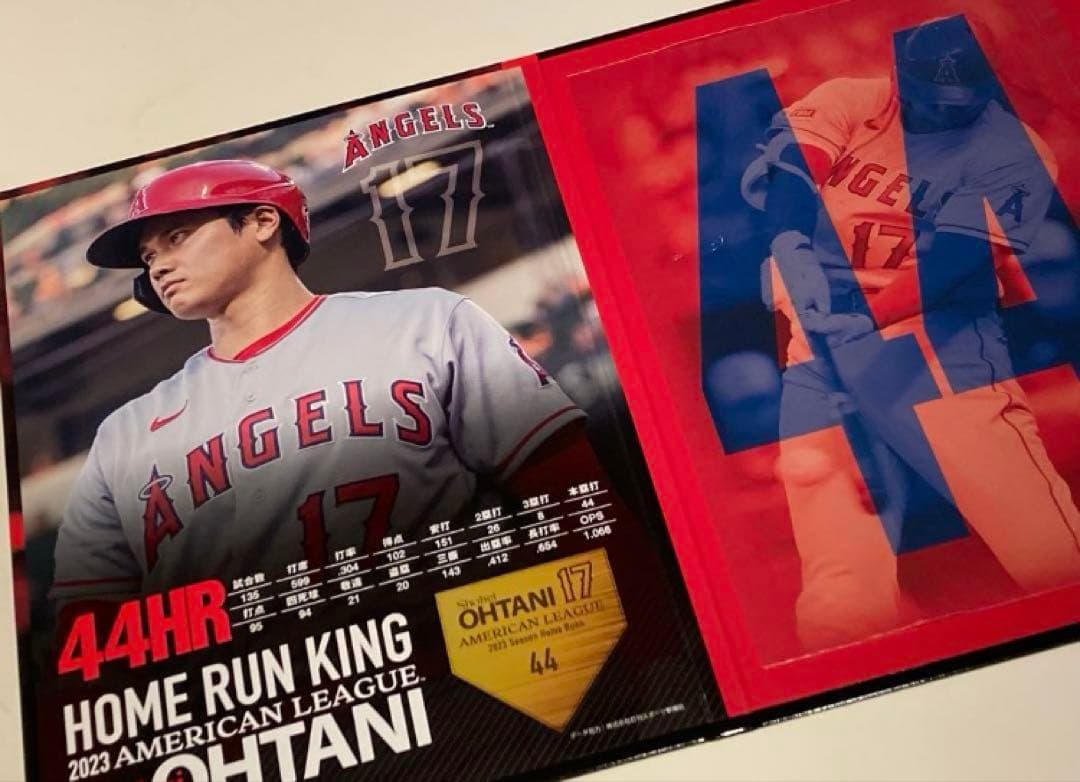 大谷翔平　ホームラン王獲得記念　プレミアムフレーム2023／2024