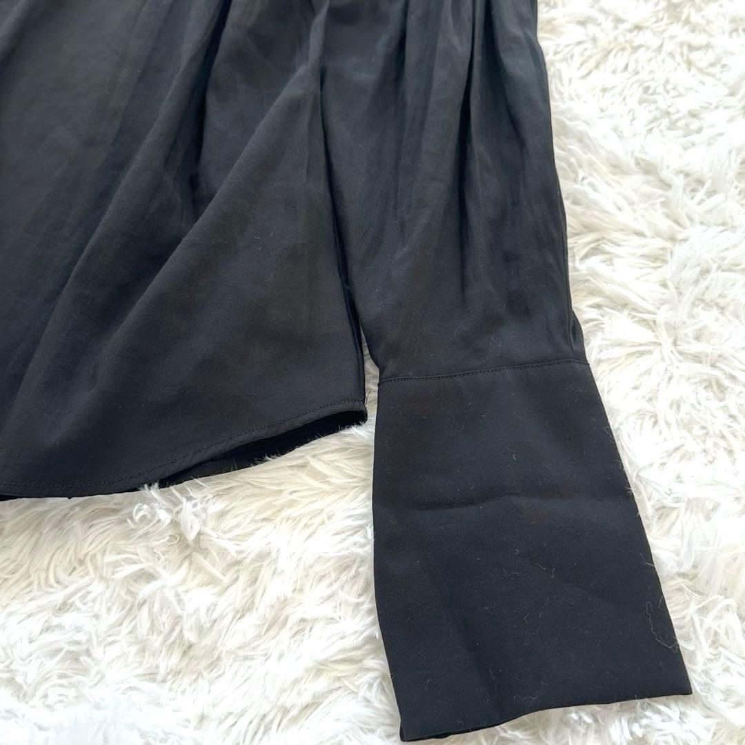 美品✨デレス シアーデュアルブラウス リボン 黒 ブラック フリーサイズ