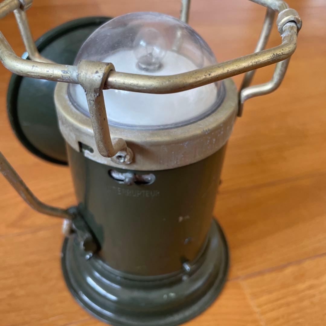 フランス軍　レールランプ　ライト　1940-1950 仏軍　ランタン