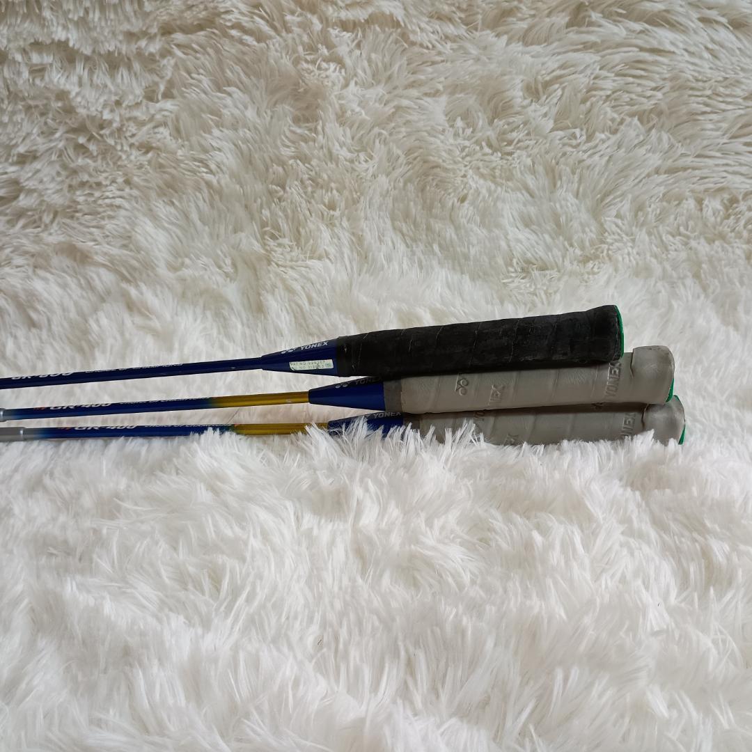 ヨネックス YONEX GR-600 GR-400 バドミントン ラケット 3本