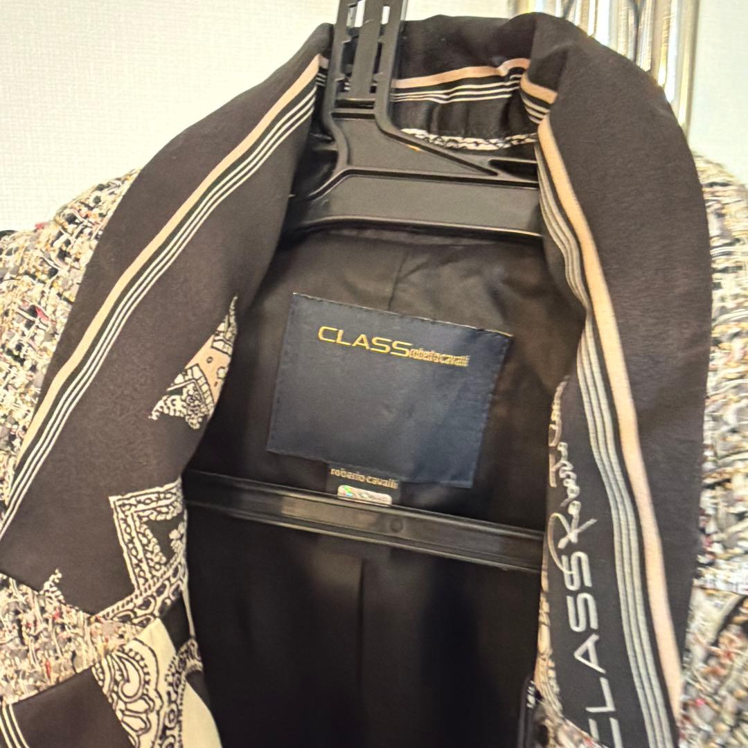 CLASS Roberto Cavalli ツイードジャケット